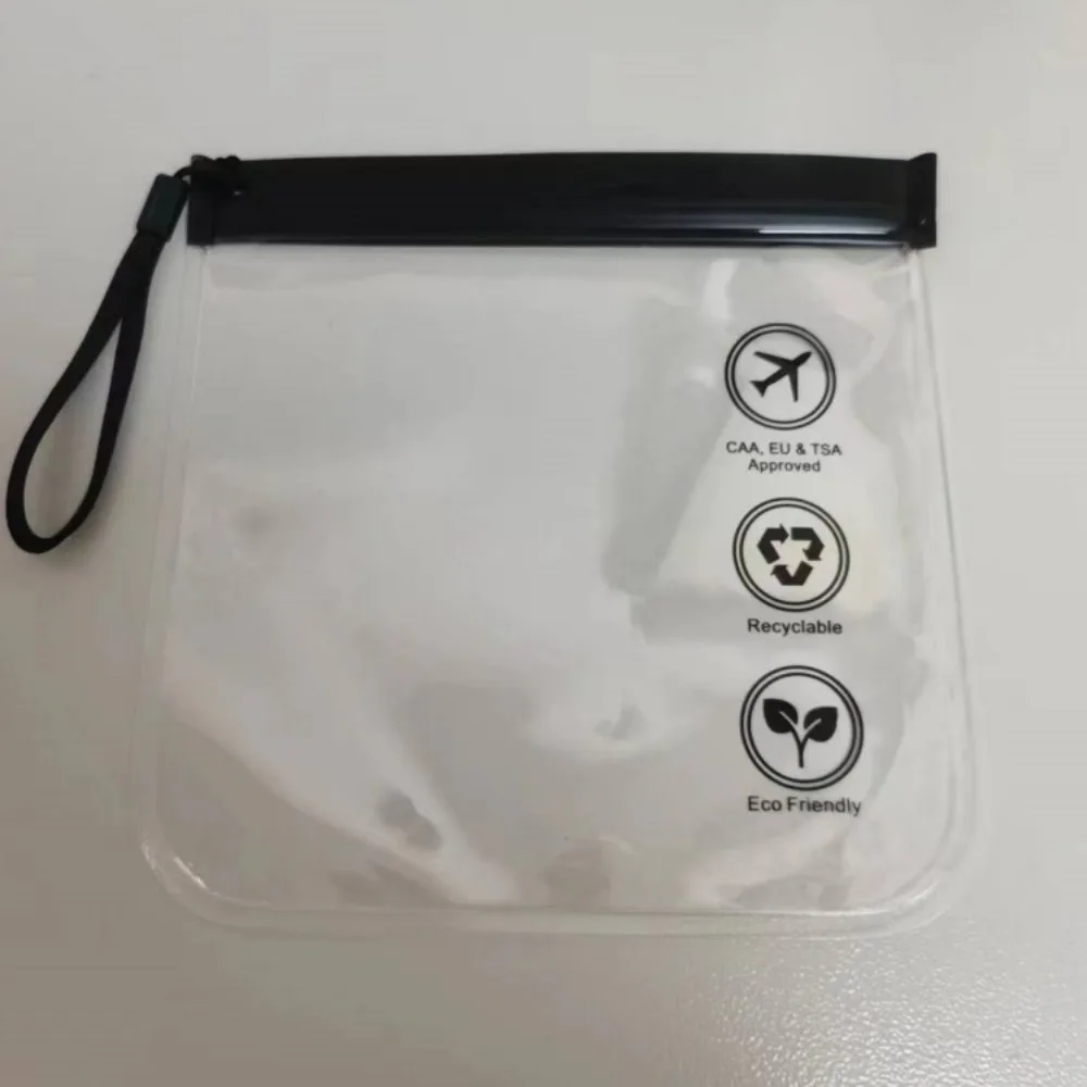 3 Beauty Case Trasparenti Da Viaggio - Borse Toilette Impermeabili In PVC Per Cosmetici