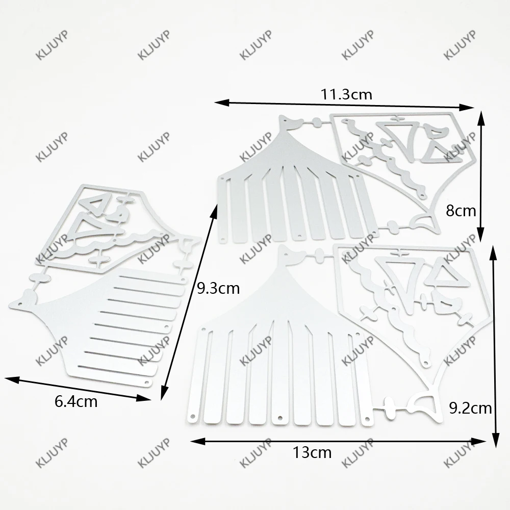 KLJUYP 공정 텐트 DIY Scrapbooking/앨범 장식 엠보싱 DIY 종이 카드에 대한 금속 절단 다이 스텐실