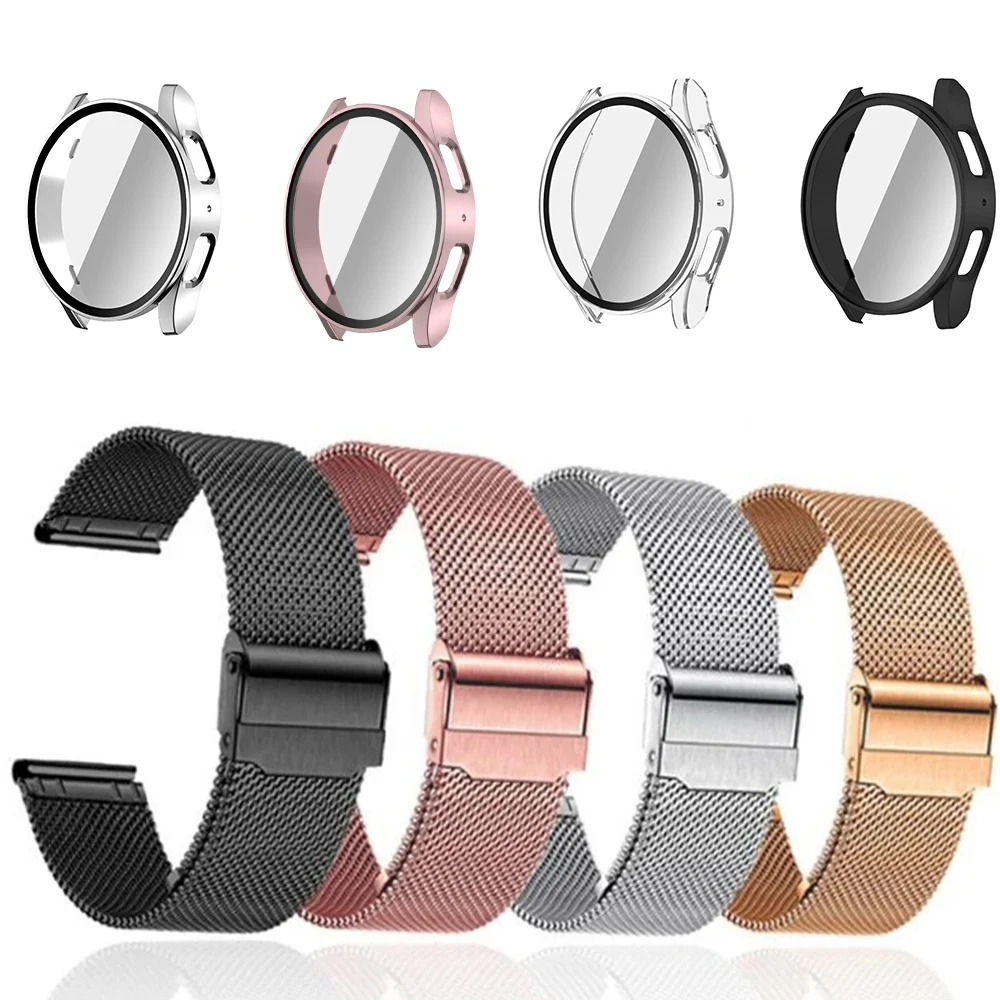 Enhanced Protective Stainless Steel Band with Screen Protector