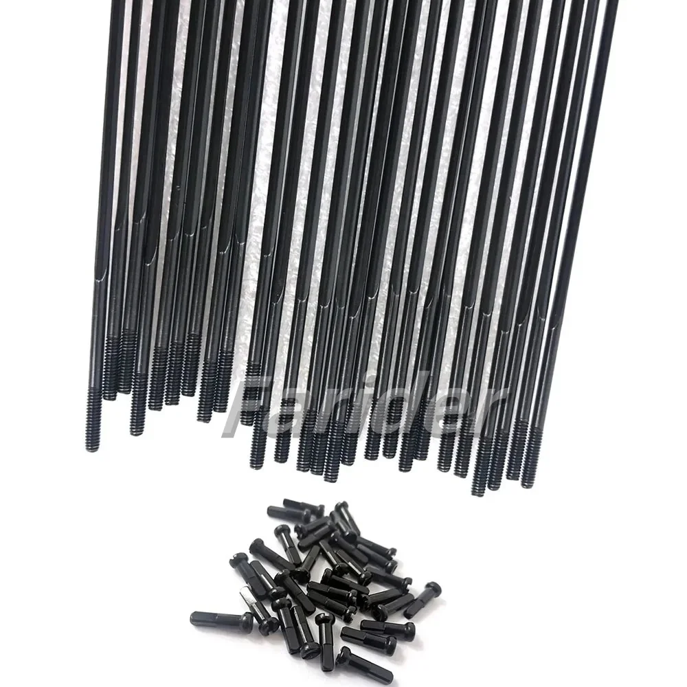 12PCS Spokes Pillar Aero WING20 Original rayos bicycle acesssories Stainless Steel Flat Straight Pull 218-288mm Gauge 14 2.0m