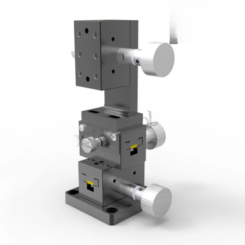 

Manual Swallowtail 3D XYZ Sliding Platform MXYZ25-42STS Manual Fine Adjustment Frame Displacement Platform