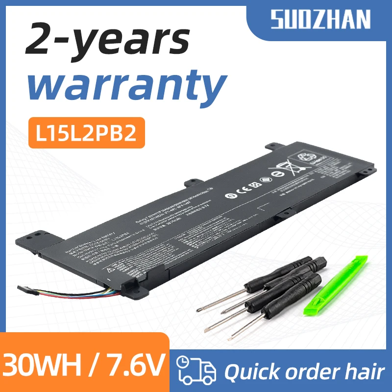 

SUOZHAN L15M2PB2 L15L2PB3 L15L2PB2 L15C2PB2 Laptop Battery For Lenovo IdealPad 310-14ISK 310-14IKB 310-14IAP B10K87722 5B10K8771