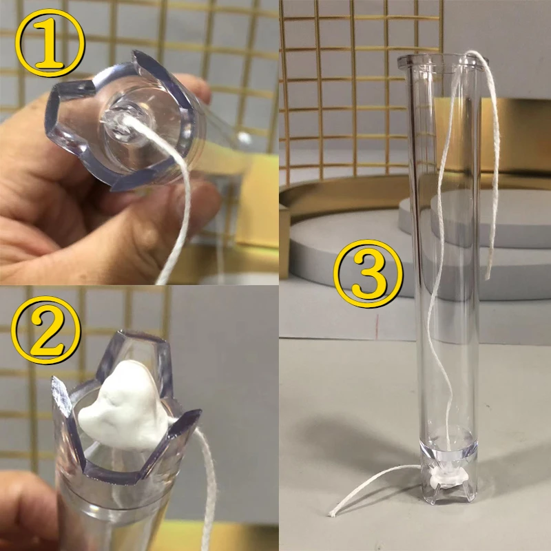 Vintage 3D Cylinder Candle Mold Kit