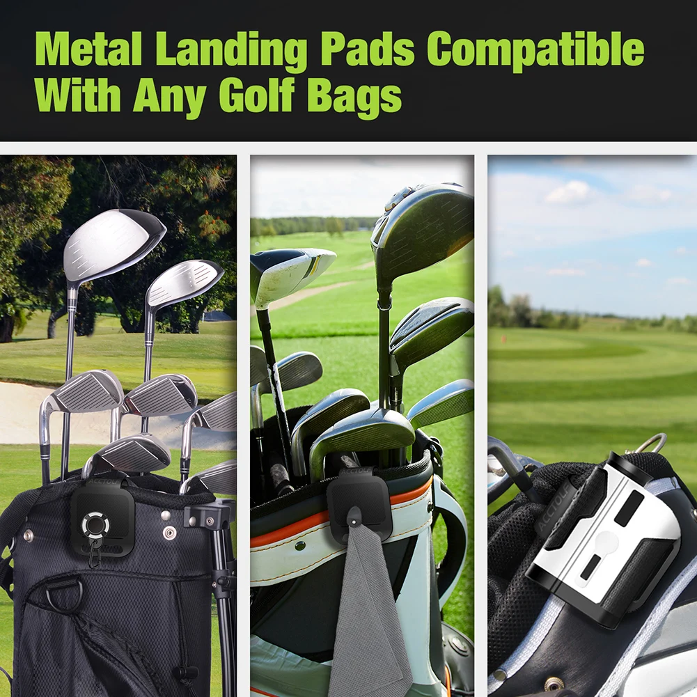 Golfs Bag plastic Landing Pads Universal Fit Golfs Bag Types Landing Pad Gifts Golfs Lover Golf Equipment Putter Clamp Holder