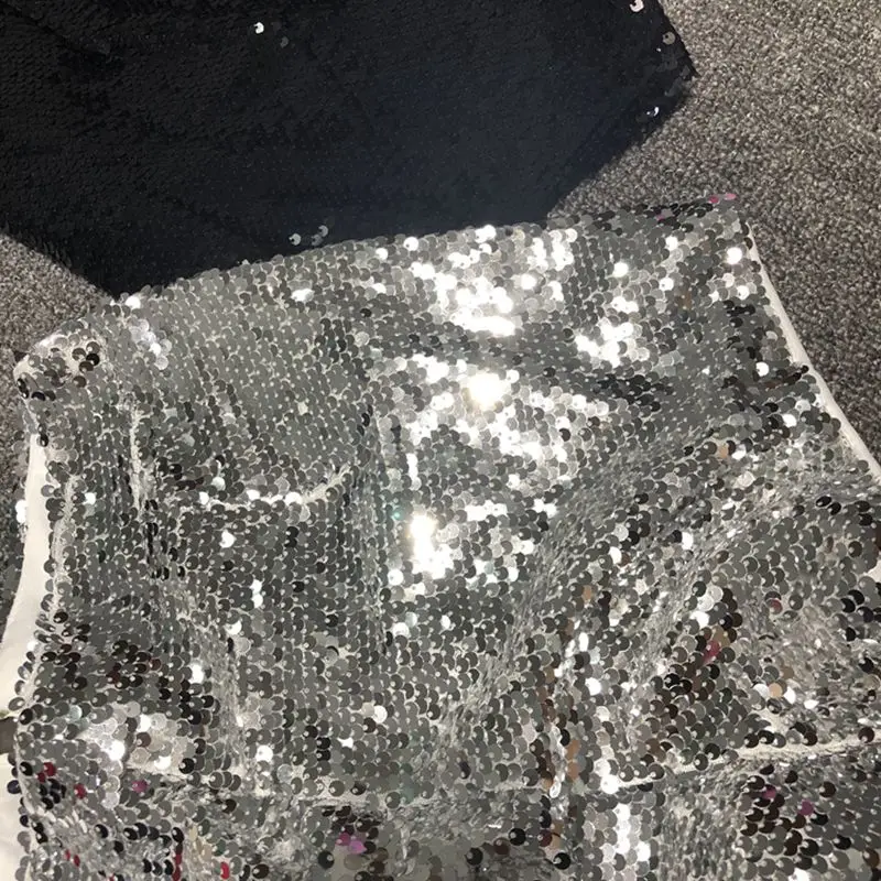 New Summer 2023 High-waisted Sexy Mini Shorts Glitter Sequin stage clothes women's Jazz Dance hot pants Spice Girl pants