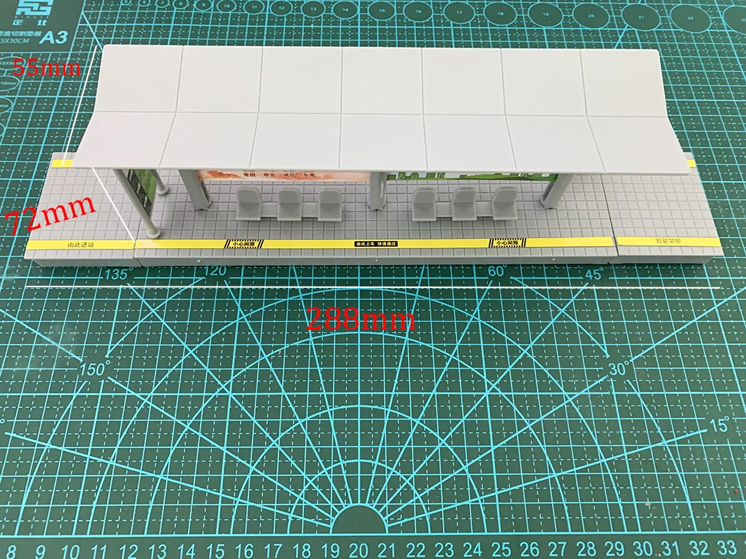 1/87%20HO%20Scale%20Station%20Car%20Sports%20Car%20Bus%20Simulation%20Bus%20Children%20High-speed%20Rail%20Platform%20Diy%20Toys%20-%20Image%206
