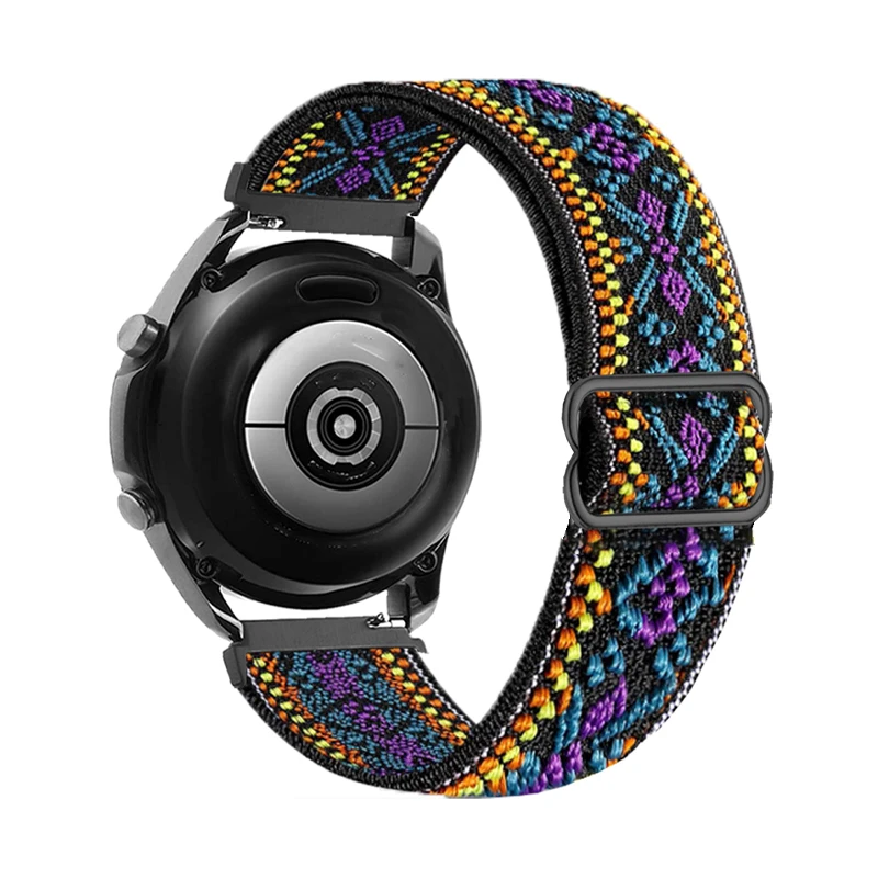 Versatile Nylon Elastic Wristband Bracelet, Available in 18mm/20mm/22mm Sizes