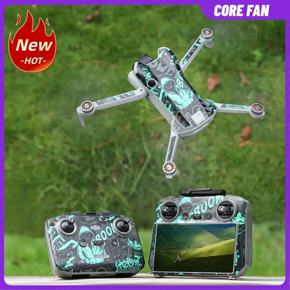 Colorful Sticker Creative Design Personalized Sticker with Air Vent Decoration RC Drone Accessories for Mini 4 Pro