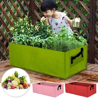 6/7/9/31 Gallons Felt Grow Bag Rectangle Planting Nursery Pot Garden Flower Vegetable Planters Container Greenhouse Planter Tool 3