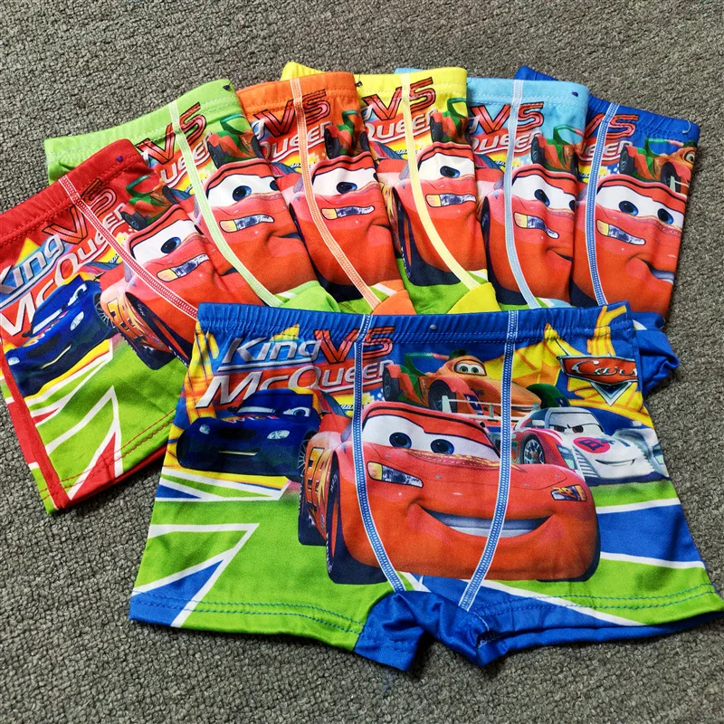 Boys underwear 3Pcs/lot children's Disney Cars cartoon boxer briefs