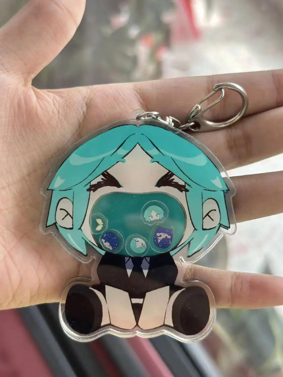 宝石の国アニメキーホルダー女性宝石の国シェイクアクリルキーチェーン