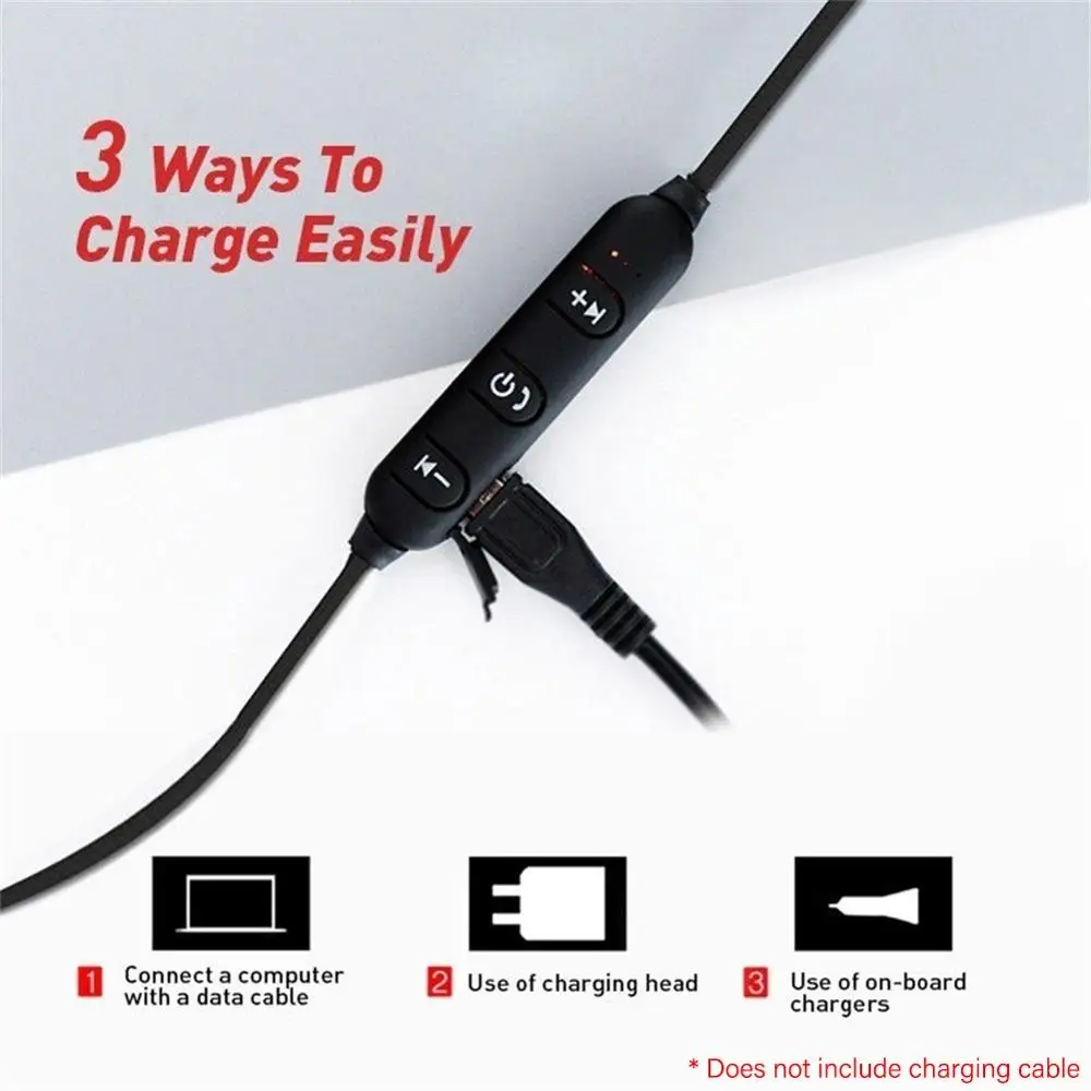 Magnetic Bluetooth 4.2 Wireless Earphone Sports Headset Waterproof Earbuds Neckband Headphone With Mic For iPhone Huawei Phone