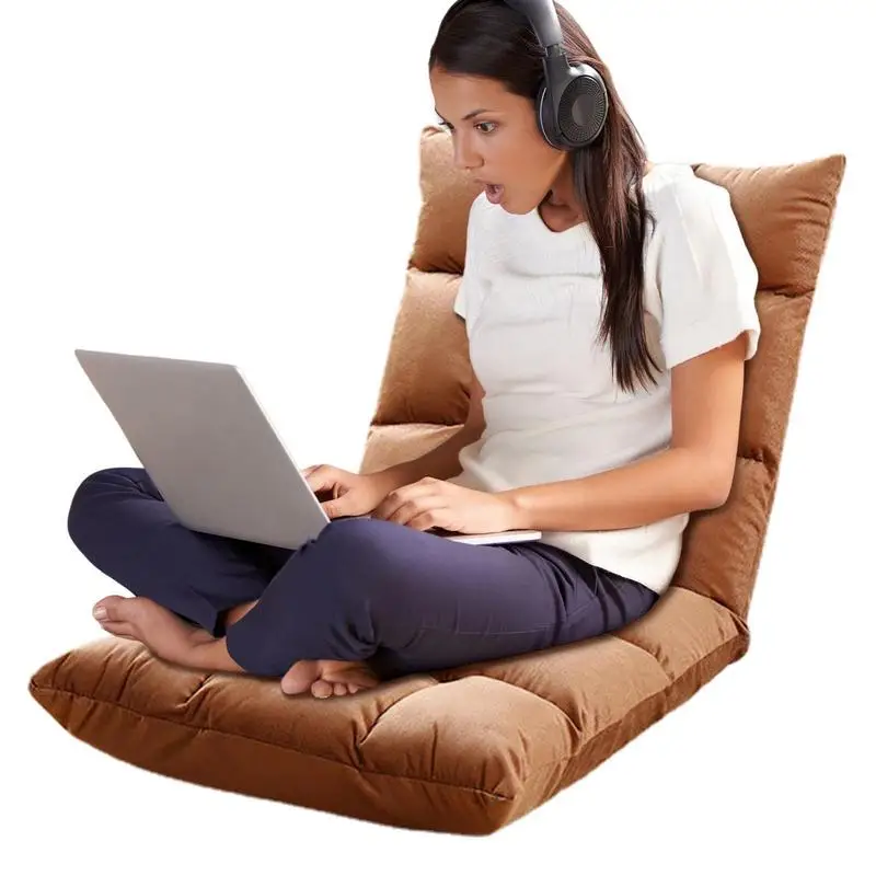 Single Sofa Single Lazy Chair Sofa For Floor Good Resilience Easy To Disassemble Ergonomic Floor Sofa With 5 Angles Adjustable