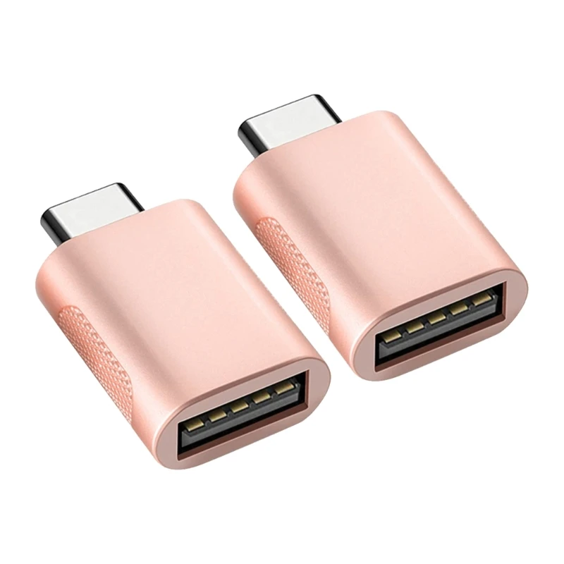 

51BE 2 шт. Тип C USB3.0 гнездовой адаптер Адаптер для ноутбуков или других квалифицированных ноутбуков Зарядные соединения