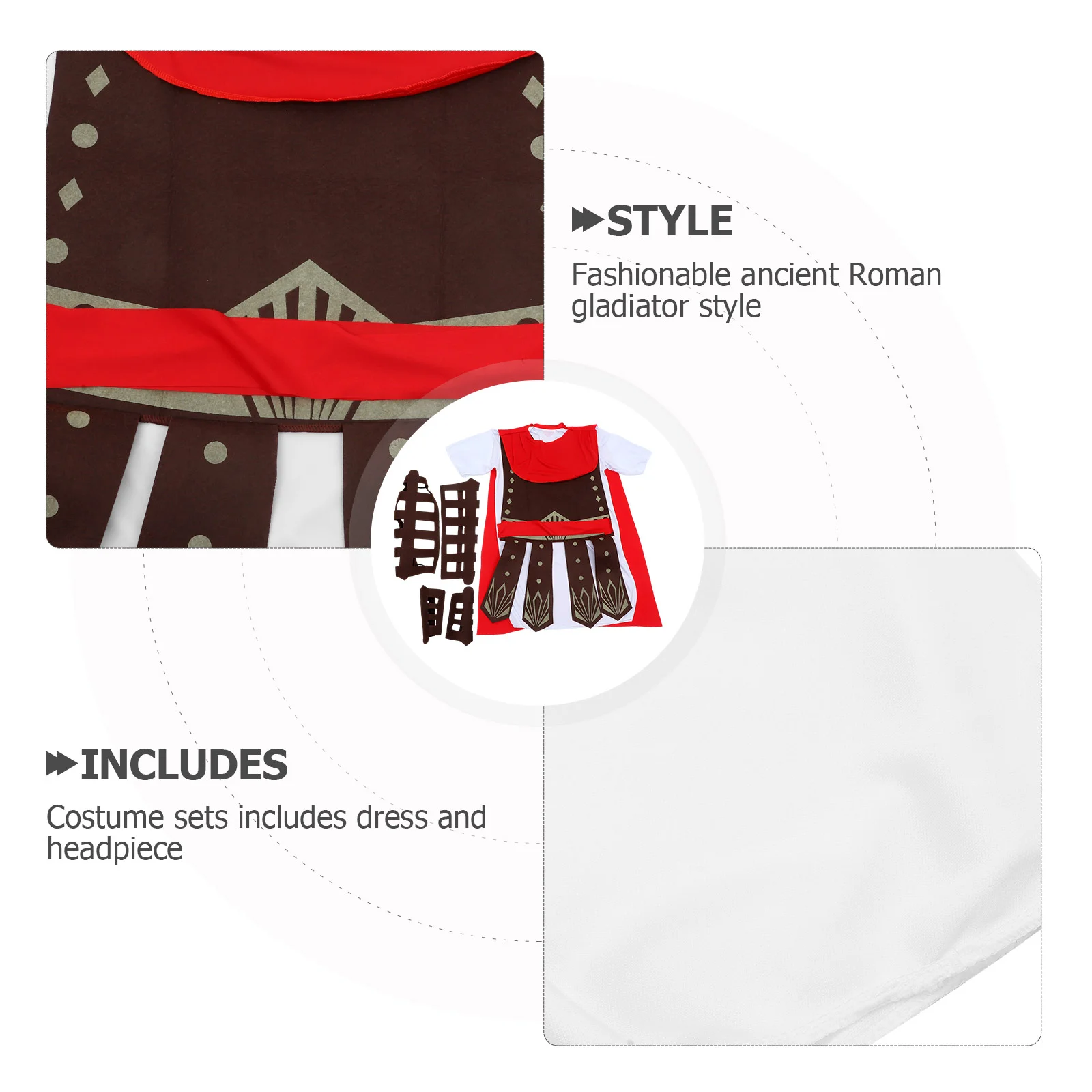 Costume Ancient Roman Costumes Soldier for Men Halloween Boys Clothing Adult Adults Clothes