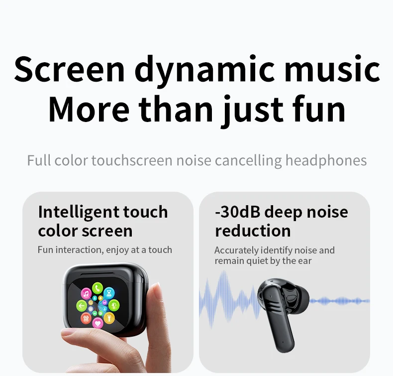 AI Translator Bluetooth 134Languages Bluetooth 5.4 Wireless Headphones Translation Earphones Waterproof Rating Long Battery Life Sd27507e8b3404872a1bb6c1e315b9a57V