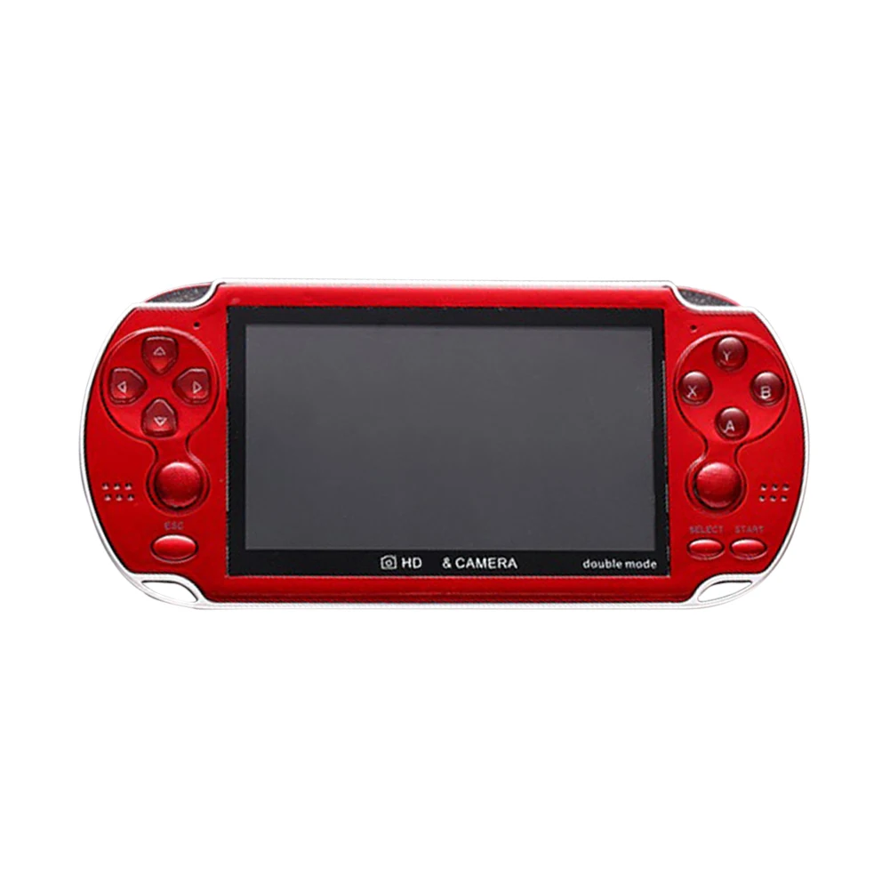 Console di gioco portatile da 5.1 pollici 8 GB 1500 giochi Rosso Blu