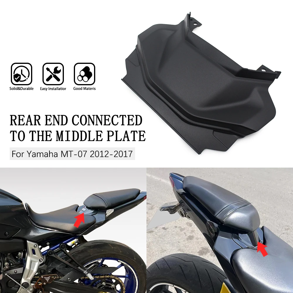 For Yamaha FZ 07 MT 07 2014 2017 2015 2016 Motorcycle black Rear Seat ...