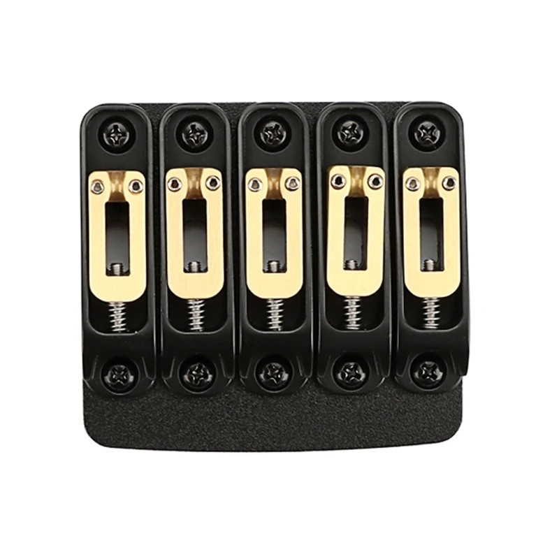 

1PC Guitar Saddle Bridge 81mm Easy Installation 5 String Hardtail Saddle Bridge
