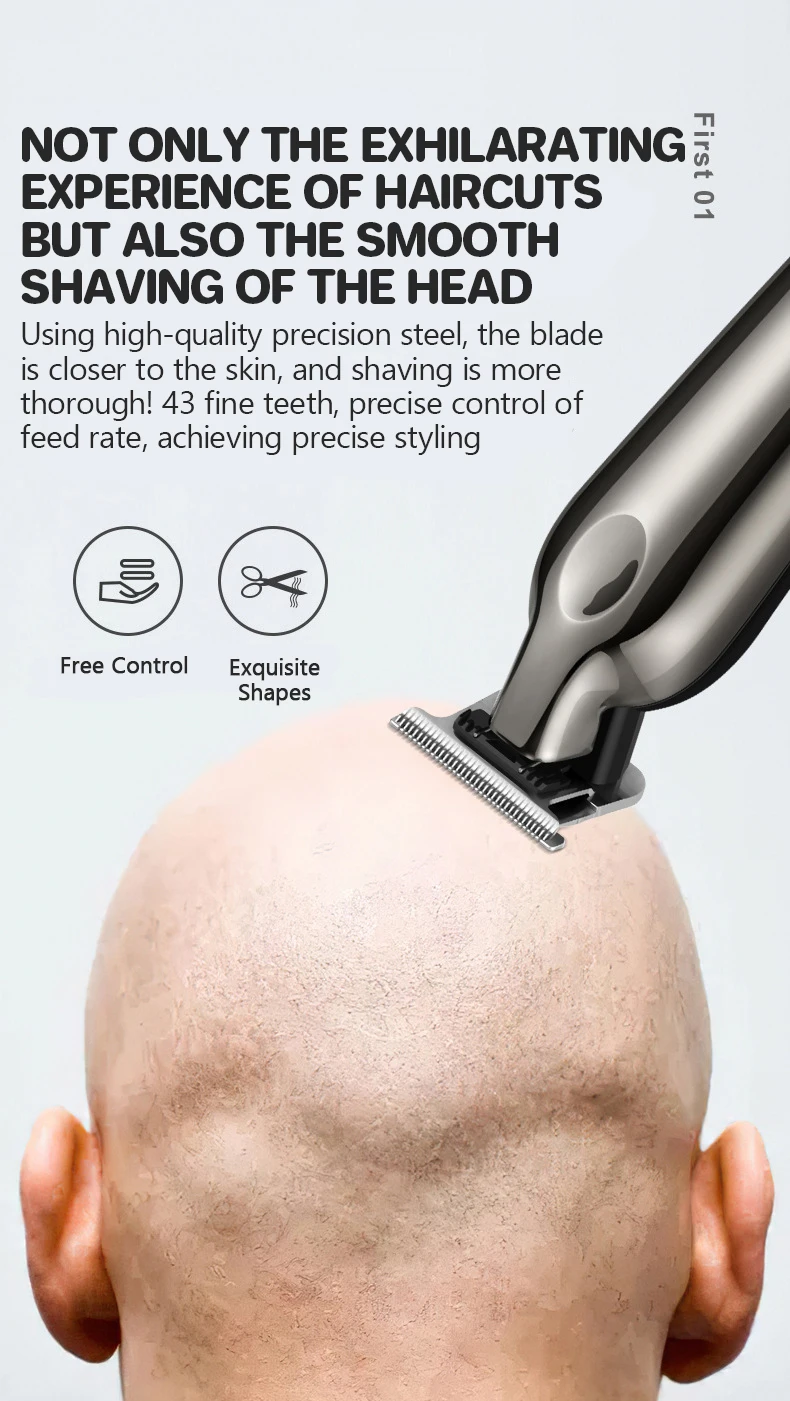 Description Picture 5 of itemHair Clippers for Men Cordless Barber Clippers Professional Cutting Kit Rechargeable Beard Trimmer Home Haircut Grooming Set