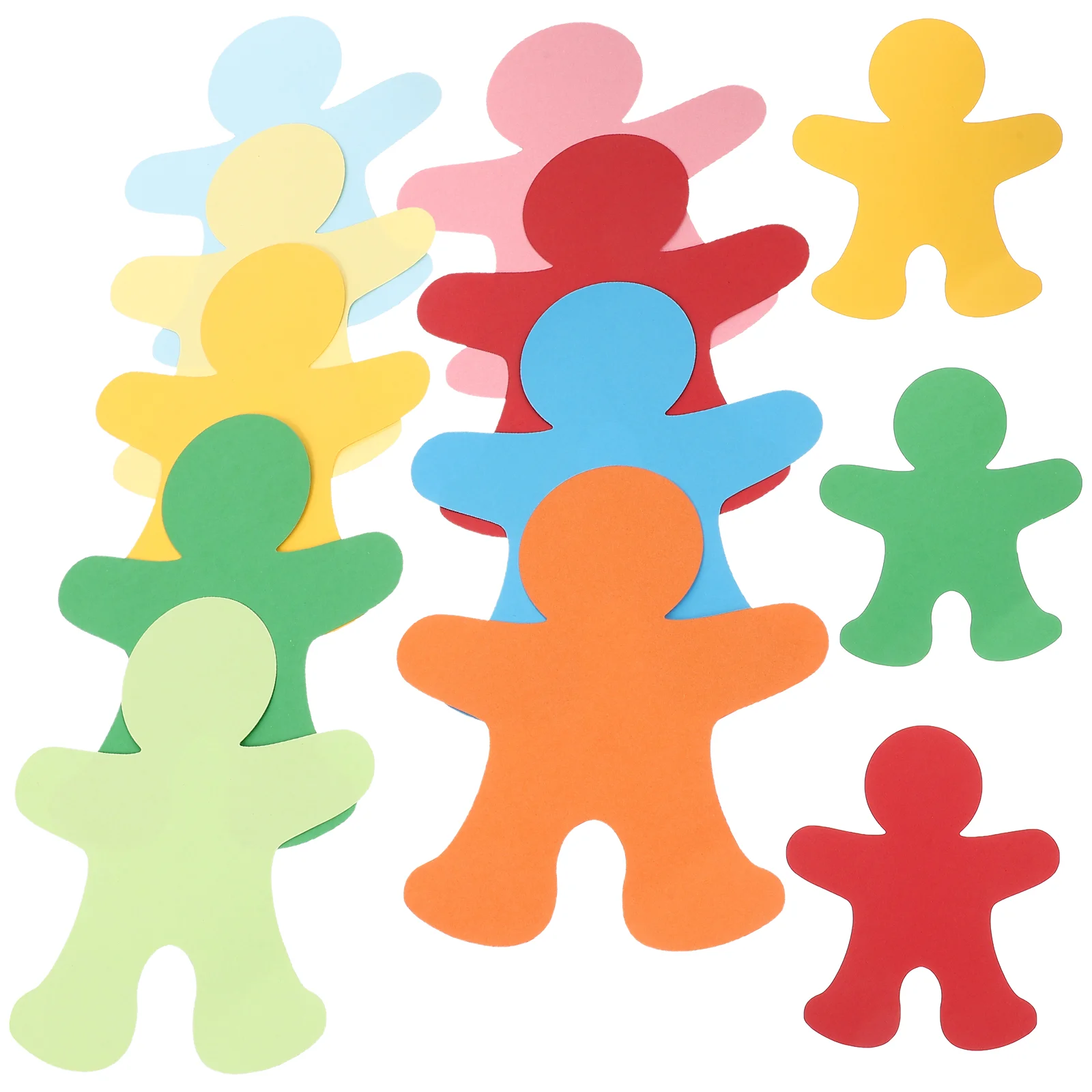 72-Pcs-Crafts-Kids-Decorations-Arrangement-Paper-Cut-Decorative-DIY ...