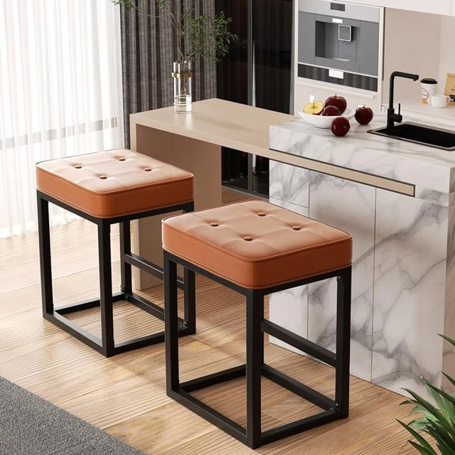 2pcs/set Fashion PU Leather Backrest Bar Stools Butterfly Style Adjusted  Rotatable Bar Chairs Gas Lift Kitchen Accessories HWC - Price history &  Review, AliExpress Seller - House Applied Store
