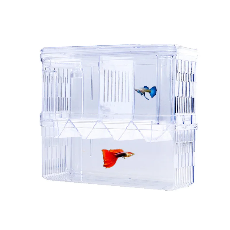 S/L/XL Aquarium Breeder Box Fish Breeding Isolation Box Fish Hatchery Acrylic Divider Shrimp Clownfish Aggressive Injured aquarium divider board