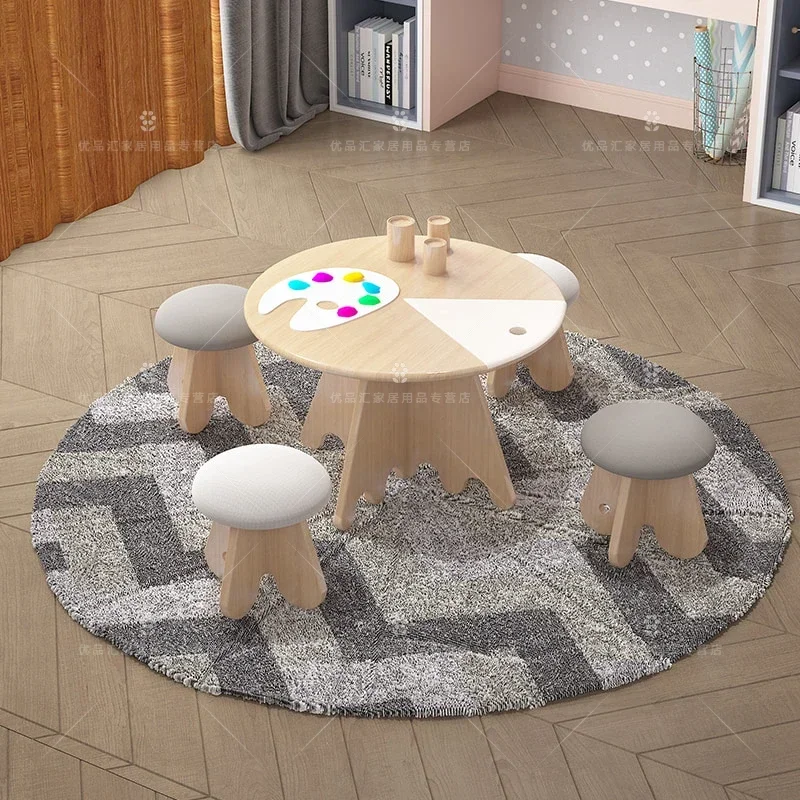 Student Desk Kids Classroom Table Children's Child Room Furniture School Chair Study Childrens Supplies Set Elementary Small
