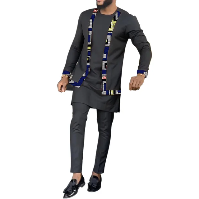 Ademola Long Sleeve Dashiki Outfit - Image 5