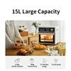 15L 1200W Smart Air Fryer Oven Cake Baking Frying Pan Toaster Rotisserie Dehydrator With Digital Touch Screen Micro-wave Oven 3