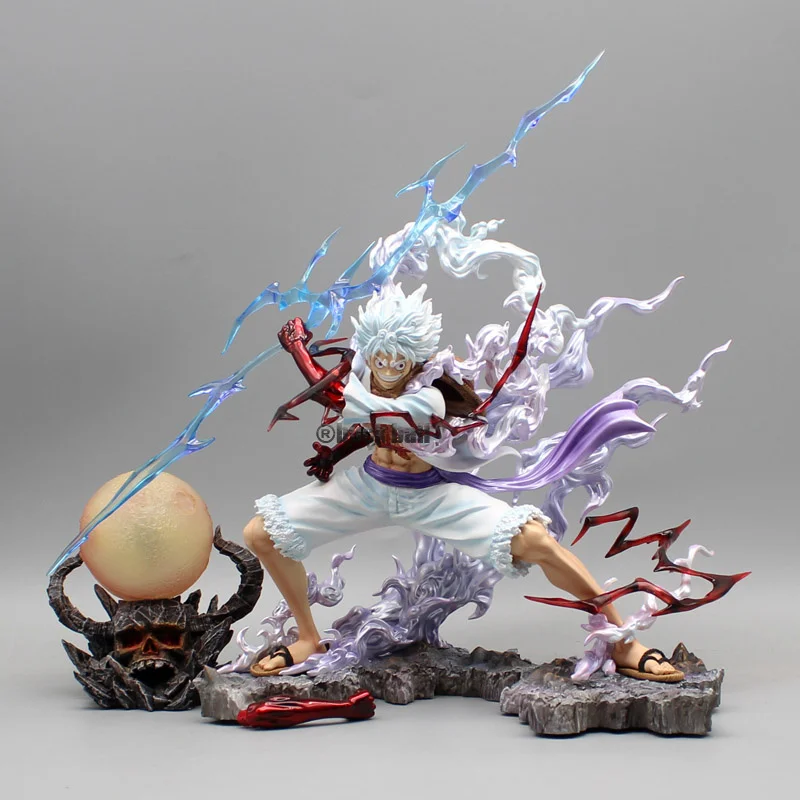thumbnail image 1 of Figura de acción de One Piece Gear 5 Luffy de 20 cm, estatua de Joy Boy, modelo de muñeca, juguetes de decoración de PVC para niños, regalo, 1 of 5