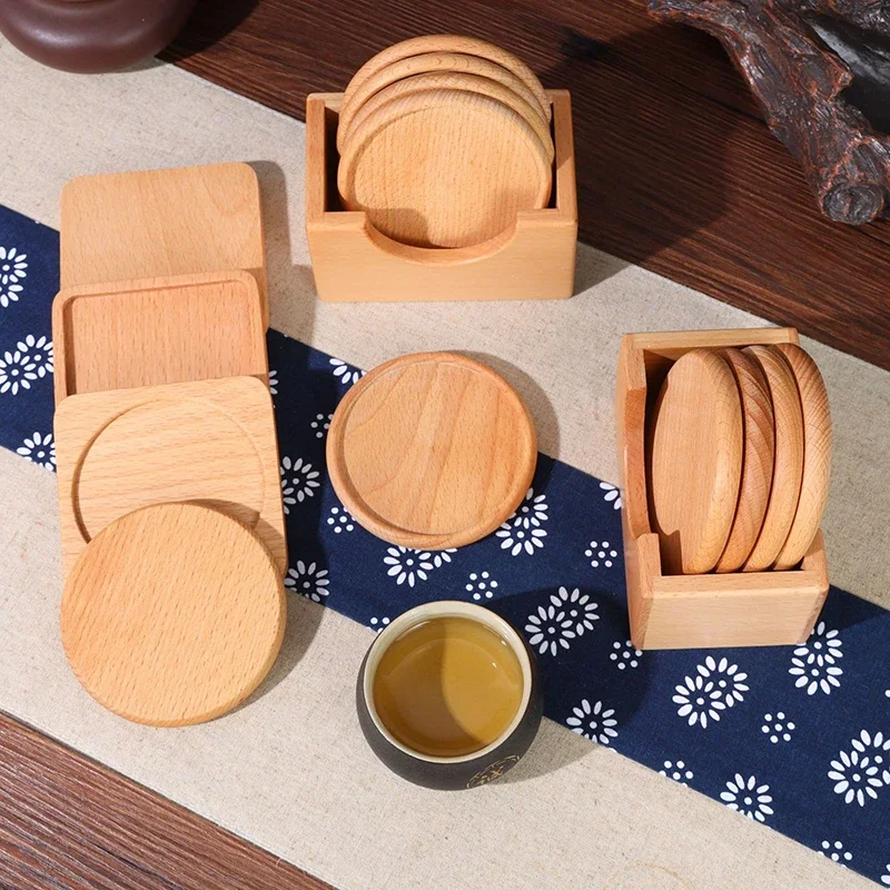 Wood Drink Coasters 5