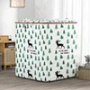 Clothes Storage Bag Big Mac Storage Box Large Capacity Fabric Home Wardrobe Basket Toy Clothing Folding Storage 4