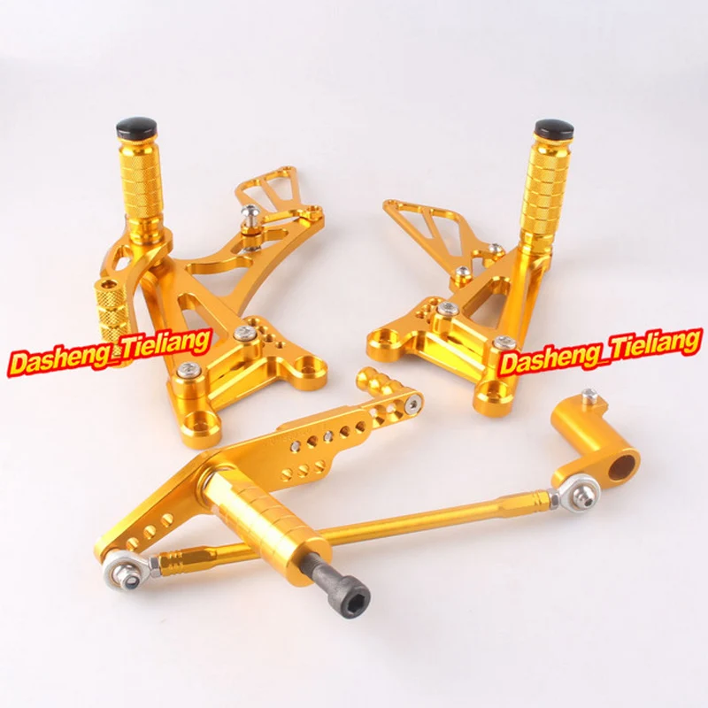 

Motorbike Adjustable Shift Brake Rear Set Footpegs Foot Rest Peg For Yamaha YZF R1 2007-2008 Spare Parts