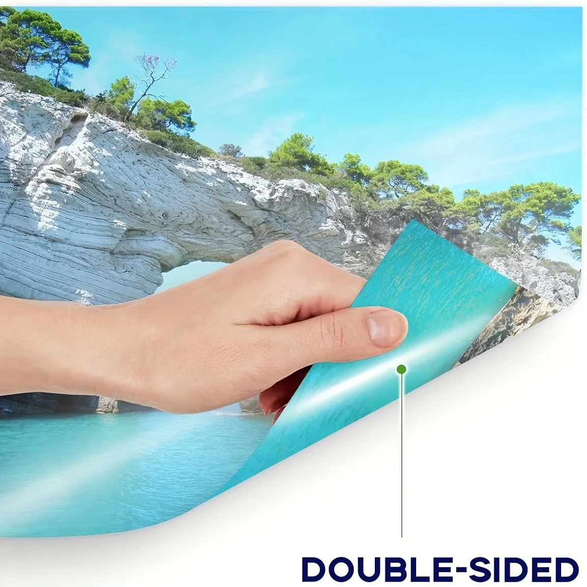 ESHANG 크기 A4 50 매 120G 양면 인화지 잉크젯 프린터와 호환되는 고광택 인화지