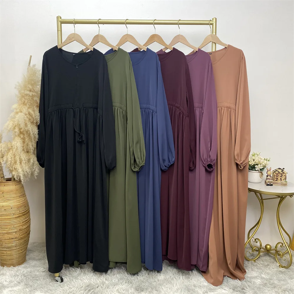 

Muslim Long Dresses Dubai Kimono Abaya for Women Casual Modest Robe Arab Summer Maxi Dress Moroccan Caftan 2023