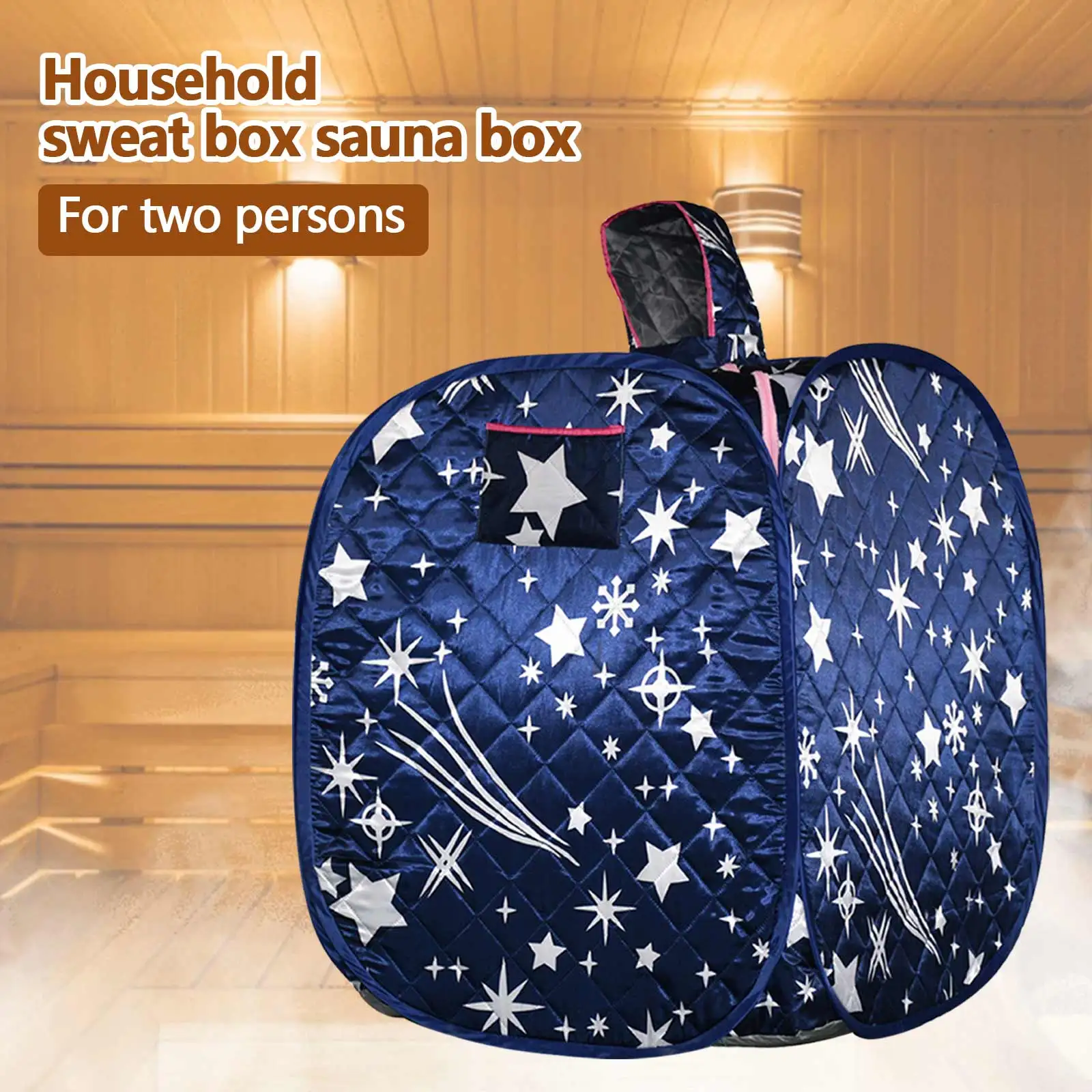 ポータブル家庭用スチームサウナサウナキャビンサウナバスボックス2L1000Wホームスパ蒸し器サウナテントリモートコントロール温度鎮痛全身リラックス ポータブル家庭用スチームサウナサウナキャビンサウナバスボックス