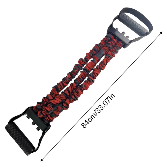 3 Hole Latex Resistance Bands Adjustable Chest Expander Arm Strength Trainer for Travel Office Outdoor Fitness 4