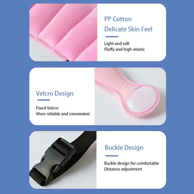 Head protection pillow child safety car seat head fixing belt baby aid sleep protector travel kids neck holder positioners