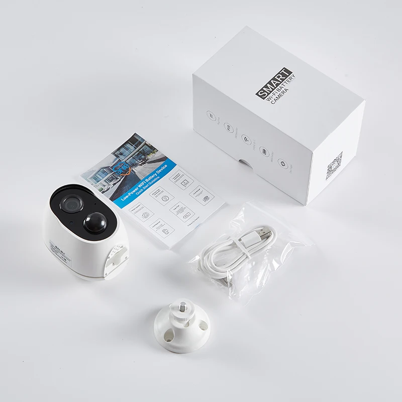 その他 Smart Battery Camera Tuya 1080P Smart Life Rechargeable Battery 6000mAh IP65