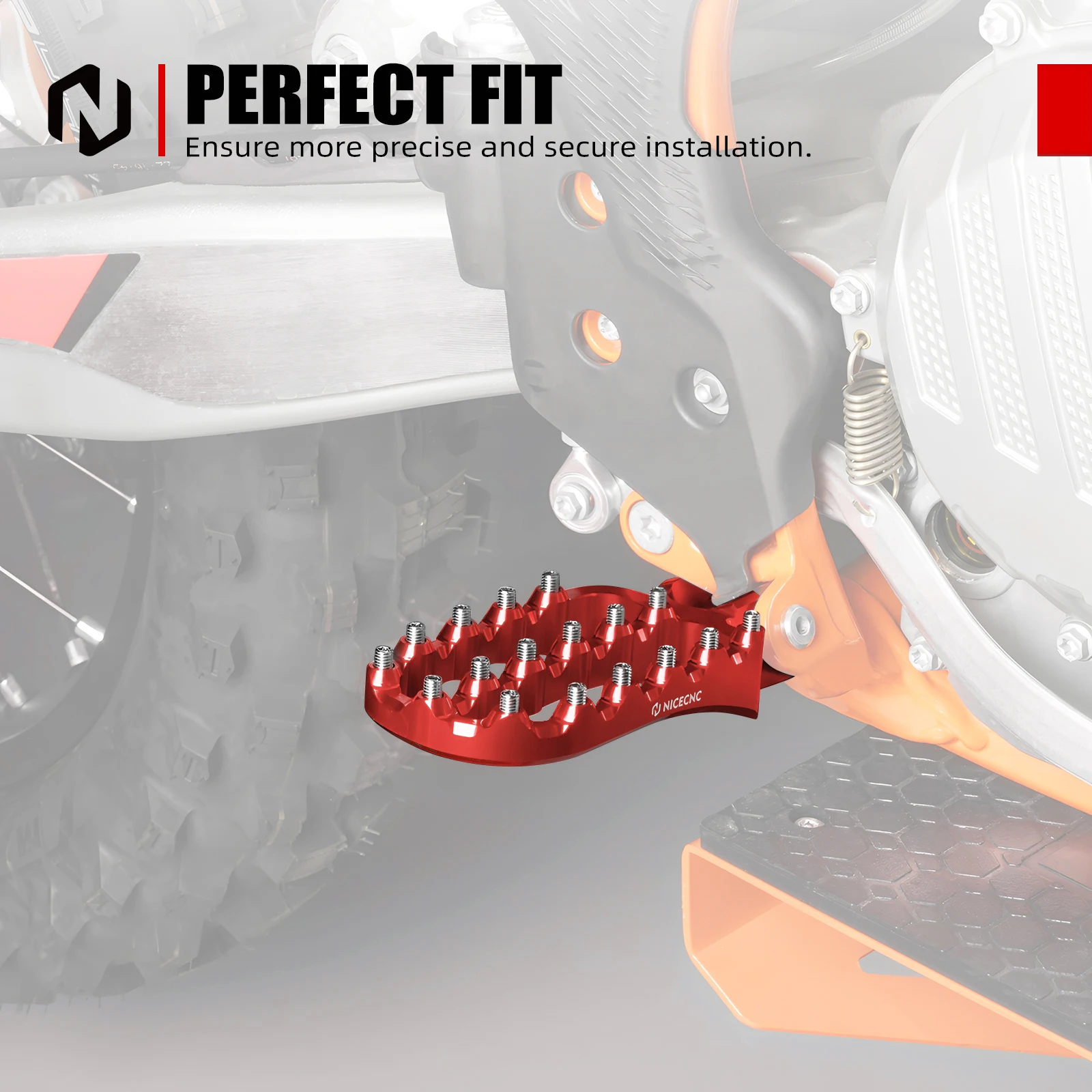 Für KTM EXC 300 EXCF 350 EXC450 2017-2023 SX 125 SXF450 XCF 350 2017-2022 Breite Fußrasten Für Husqvarna TE300 GasGas EC 300 – Detail 14