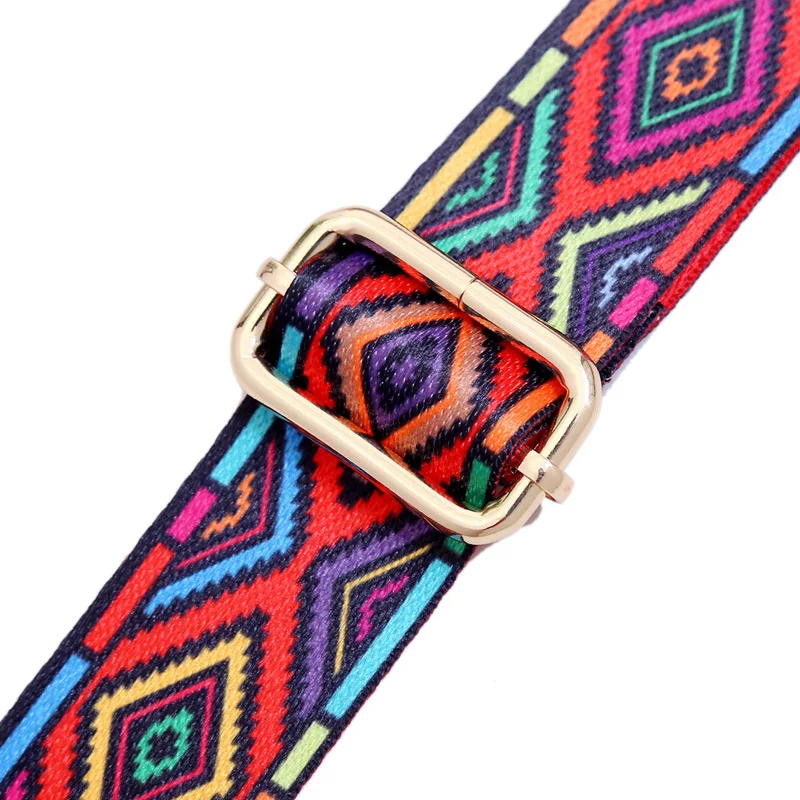 Belt Ethnic Style Bag Accessories Colorful Backpack Shoulder Bag Strap One Shoulder Crossbody Women's Bag