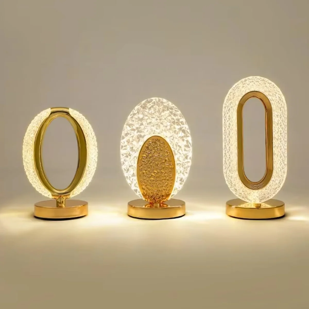 Tricolor Crystal Table Lamp 2