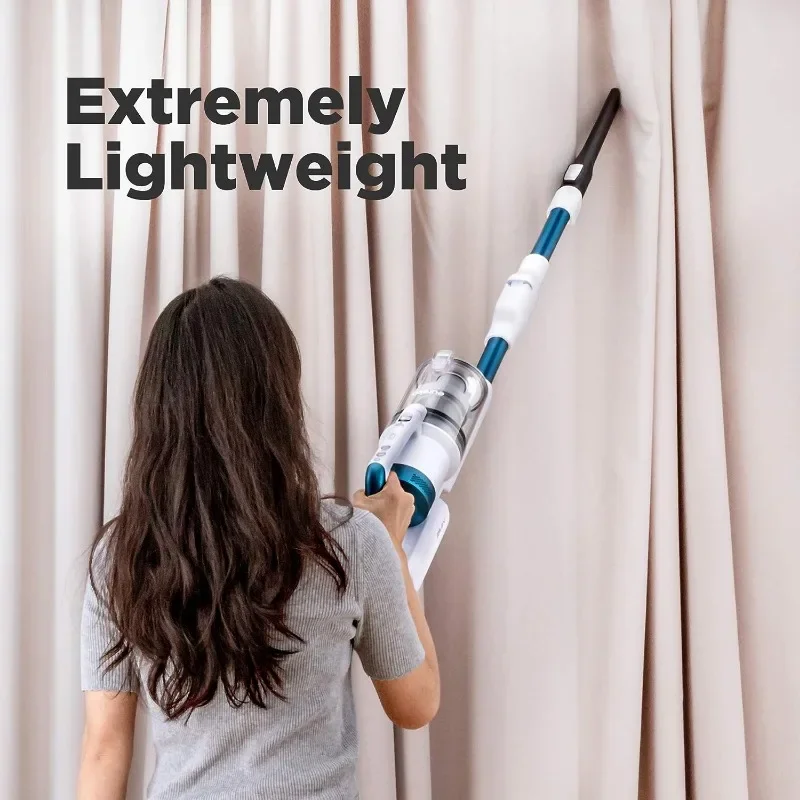 Eureka NEC185 Cordless Stick Vacuum Cleaner Convenient for Hard Floors, Rechargeable Handheld Vacuum Cleaner Portable 6