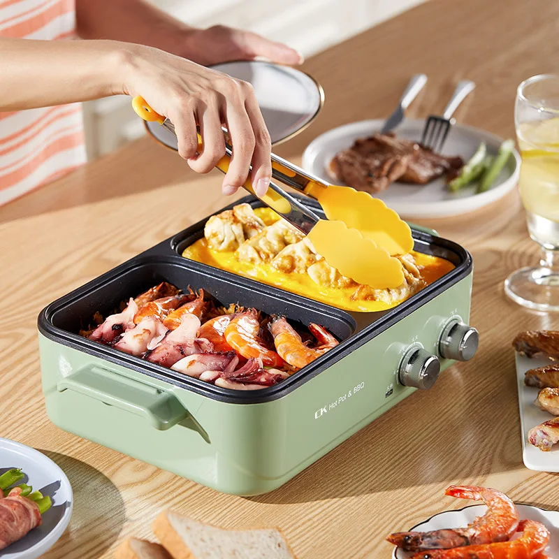 Multifunctional Electric Frying Pan Electric Hot Pot Household Mini Non