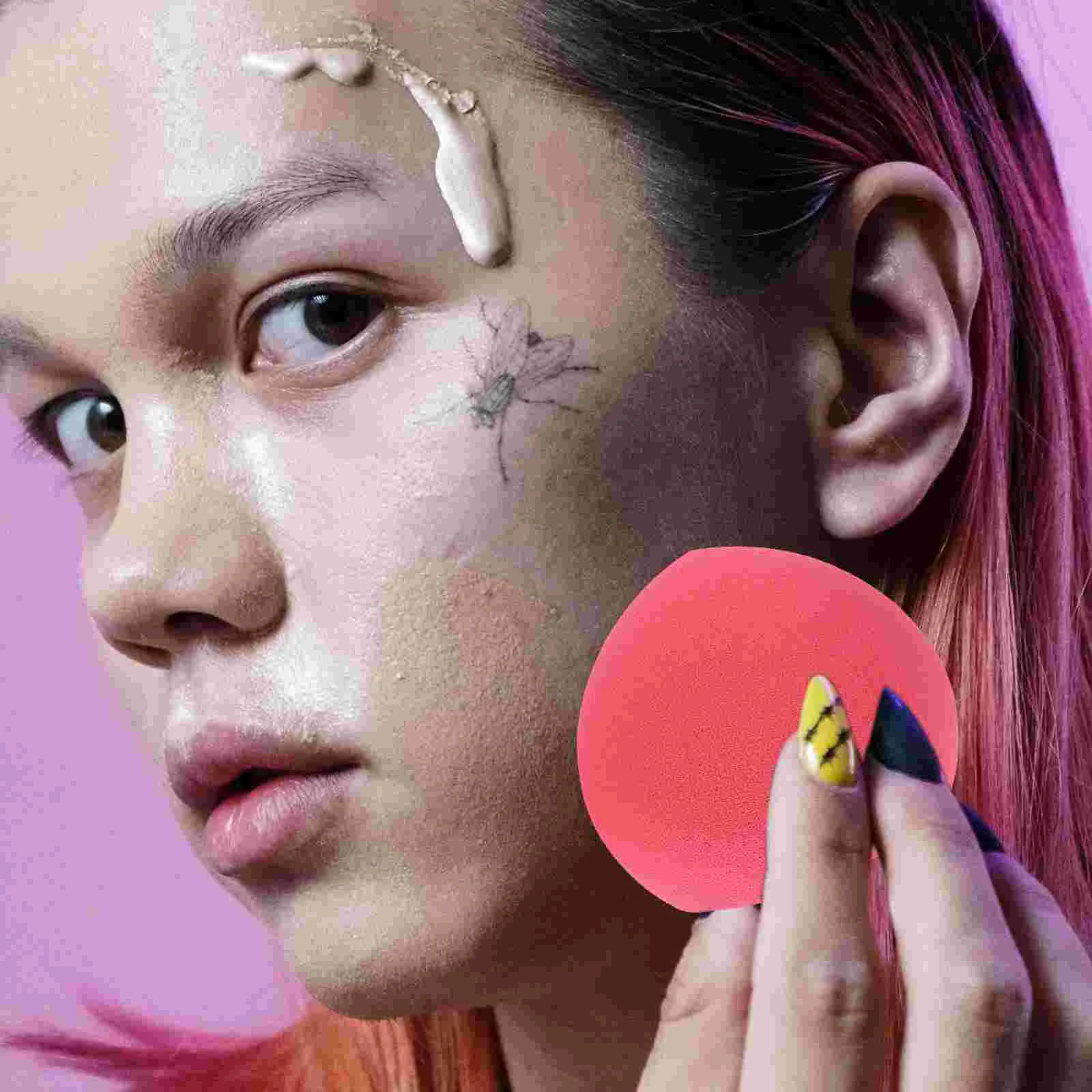 

3 Pcs Fruit Beauty Sponge Strawberry Makeup Blender Foundation Mix Puff Applicator Blending Miss Tool