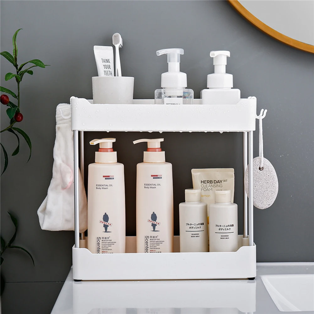 Premium Kitchen Countertop Organizer Shelf - Sturdy Elevated Spice Rack and Spacious Storage Rack for Efficient Organization 2