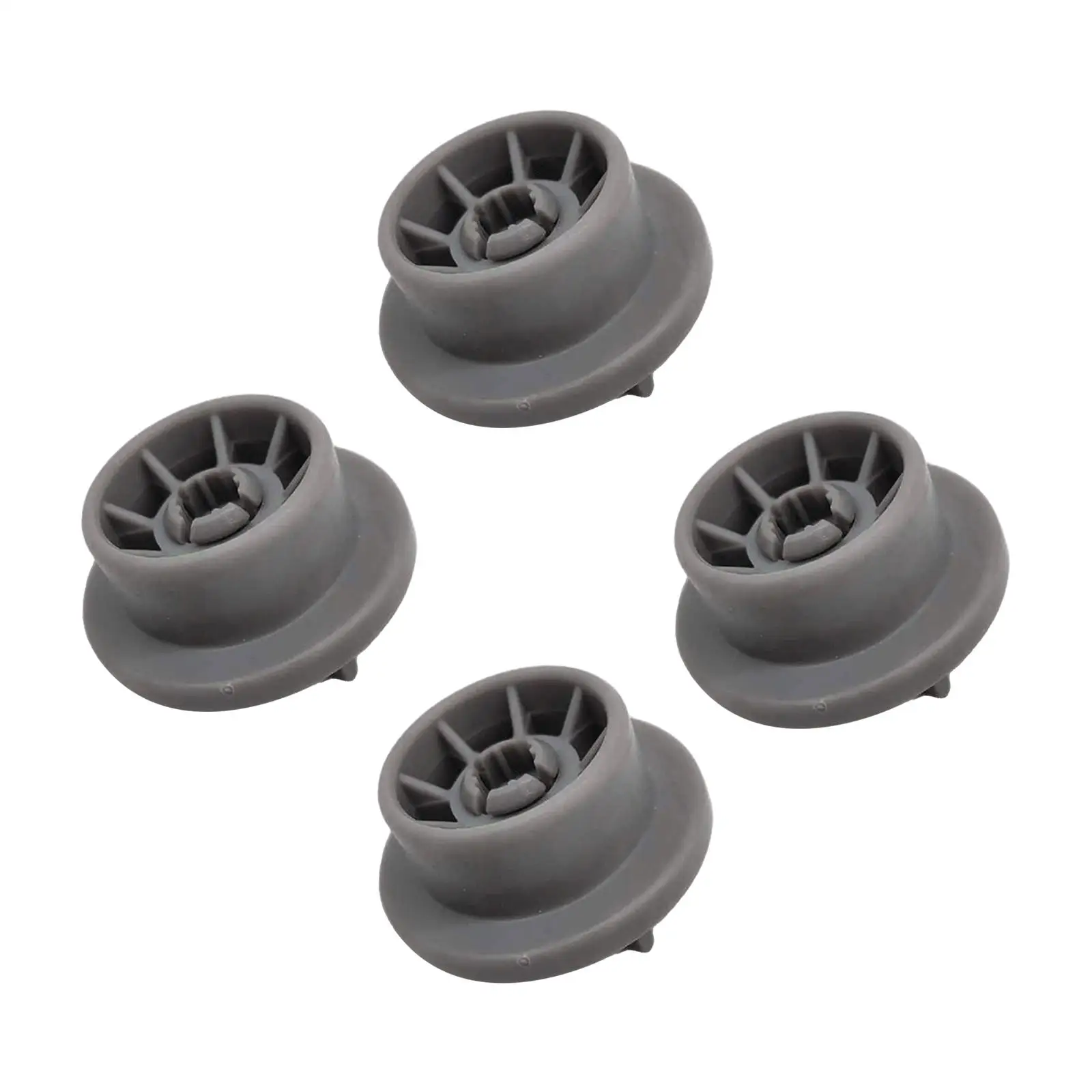 4Pcs Dishwasher Lower Rack Wheels Dryer Rollers Easy to Install Dishwasher Machine Upgraded Spare Parts for 165314 Attachments