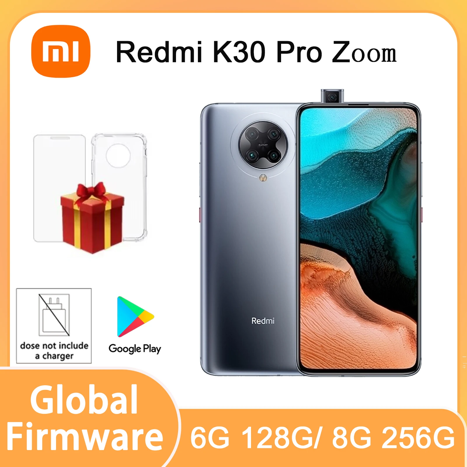 Global firmware Xiaomi Redmi K30 Pro Zoom 5G celular Smartphone 8G 256G full netcom used phone no charger