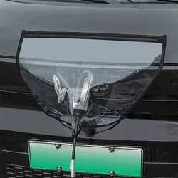 All-Weather Electric Vehicle Charger Port Cover - Outdoor Rain & Dust Protection (Black)